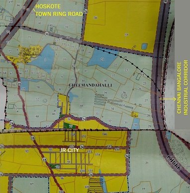 BMRDA Master Plan with JR City - Plots near Whitefield Bangalore 